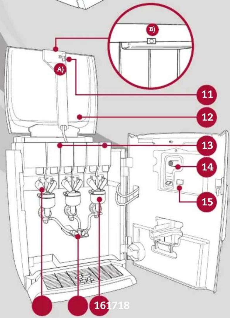 NESCAFE Alegria 8-60 Espresso - BASIC PARTS OF tHE MACHINE - 3