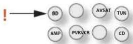 ARCAM BDP300 - Select the source key first - 1