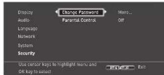ARCAM BDP300 - Security/Parental Control - 1