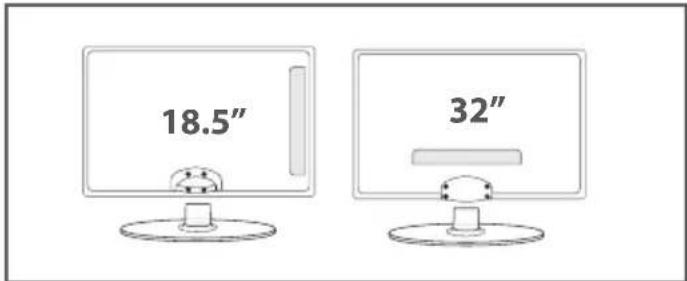 BLAUPUNKT X185/54G-GB-TCUP - 32" TV Demontage des Standfußes - 1