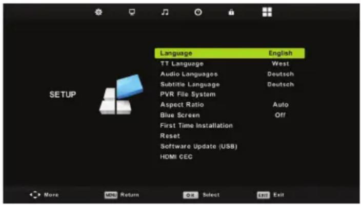 BLAUPUNKT BLA-32/124I - Setup - 1