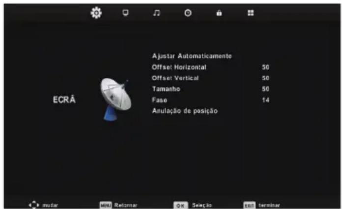 BLAUPUNKT BLA-32/124I - Confi gurações do monitor\* - 1