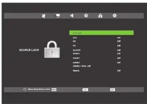 FUNAI 32FL553P - [Source Lock] - 1