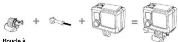 GOPRO HERO 3 White - FIXATION DE VOTRE CAMÉRA AUX SUPPORTS - 1