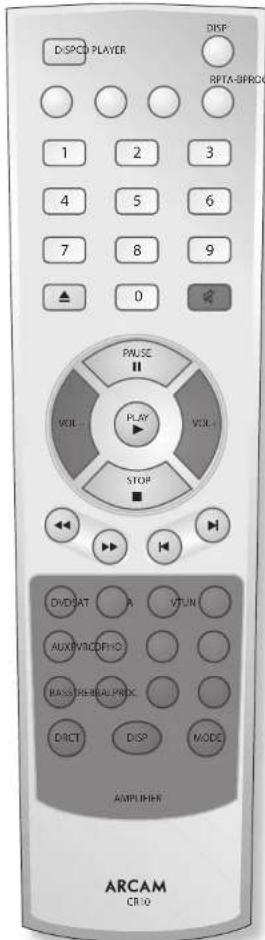 ARCAM CD17 - De CR10 afstandsbediening - 4