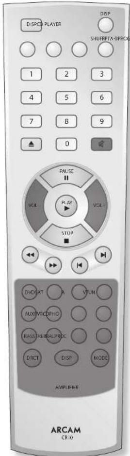 ARCAM CD17 - Die CR10 fernbedienung - 4
