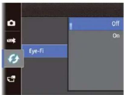 GE G100 - Set Eye-Fi SD Card Connection Mode - 1