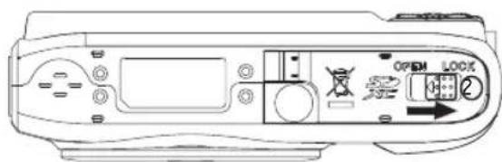 GE G100 - Insert the Battery and SD/SDHC/SDXC Card (Not included) - 8
