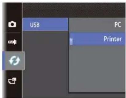 GE G100 - Setting the USB mode - 1