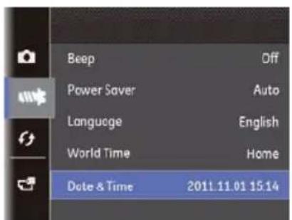 GE G100 - Set Date/Time - 1