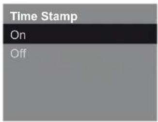 Time Stamp On Off