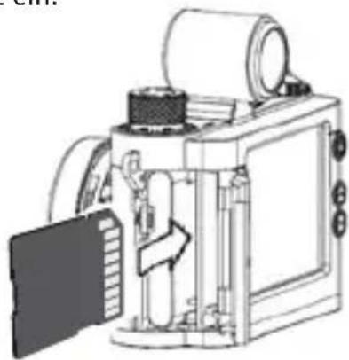 MINOX DCC 14.0 - Einsetzen der SD-Karte - 1