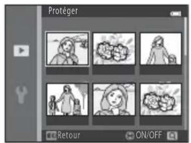 Protéger Retour ON/OFF