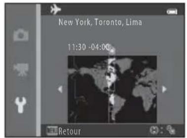 New York, Toronto, Lima 11:30 -04:00 Retour