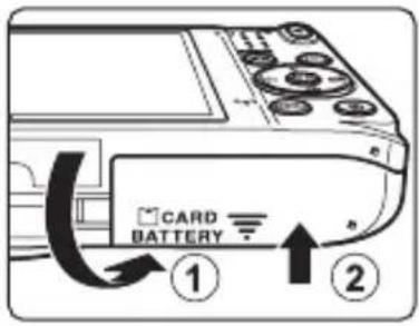 CARD BATTERY ① ②