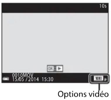 10s OK 0010MOV 15/05 /2014 15:30 Options vidéo