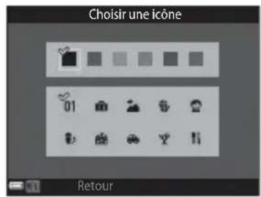 Choisir une icône 01 Retour