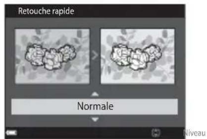 Retouche rapide Normale Niveau