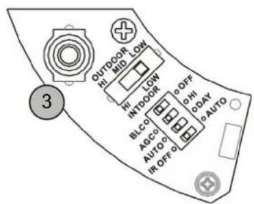 ABUS TVCC35010 - Voeding en videosignaal Video-uitgang (voor onderhoudsdoeleinden) - 2