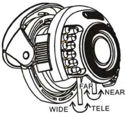 ABUS TVCC35500 - Réglage de la mise au point et du zoom - 1