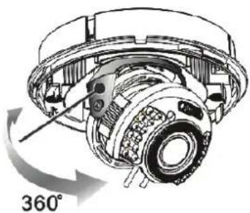 ABUS TVCC35510 - Ajustage du module caméra - 1