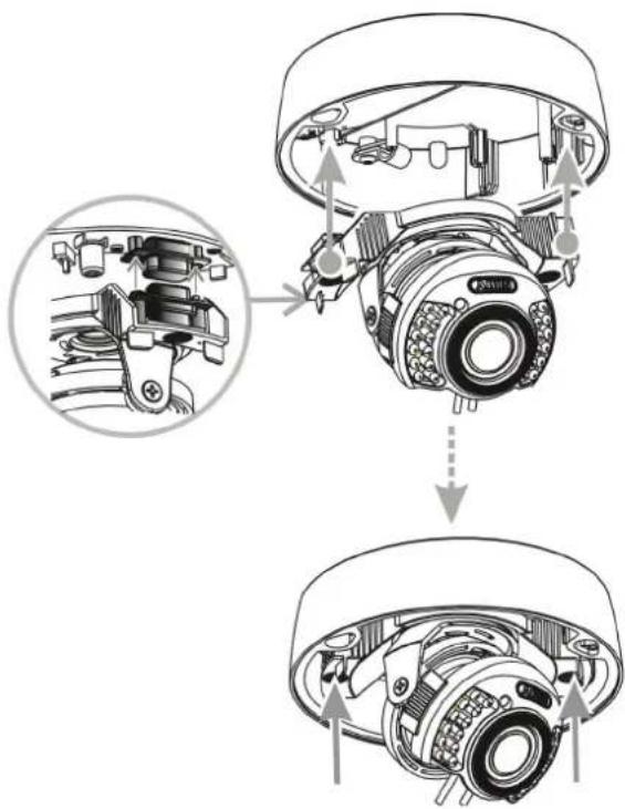 ABUS TVCC36010 - Montering af domekuplen - 1