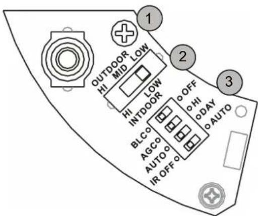 ABUS TVCC36010 - Einstellen der IR-LED Intensität / Kameraparameter - 1