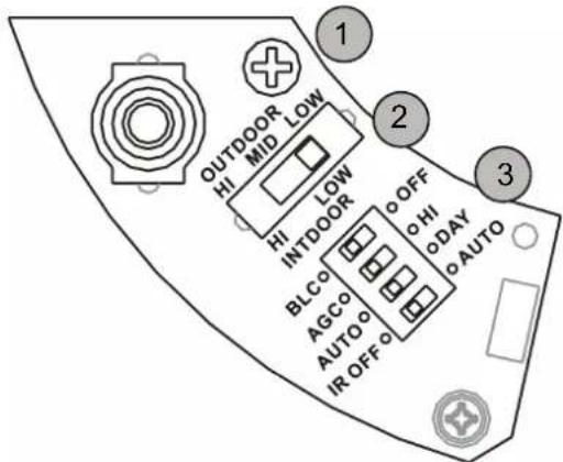 ABUS TVCC36010 - Instellen van de IR- LED-intensiteit/cameraparameters - 1