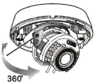 ABUS TVCC36010 - Ausrichtung des Kameramoduls - 1