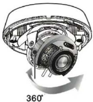 ABUS TVCC36010 - Ausrichtung des Kameramoduls - 3