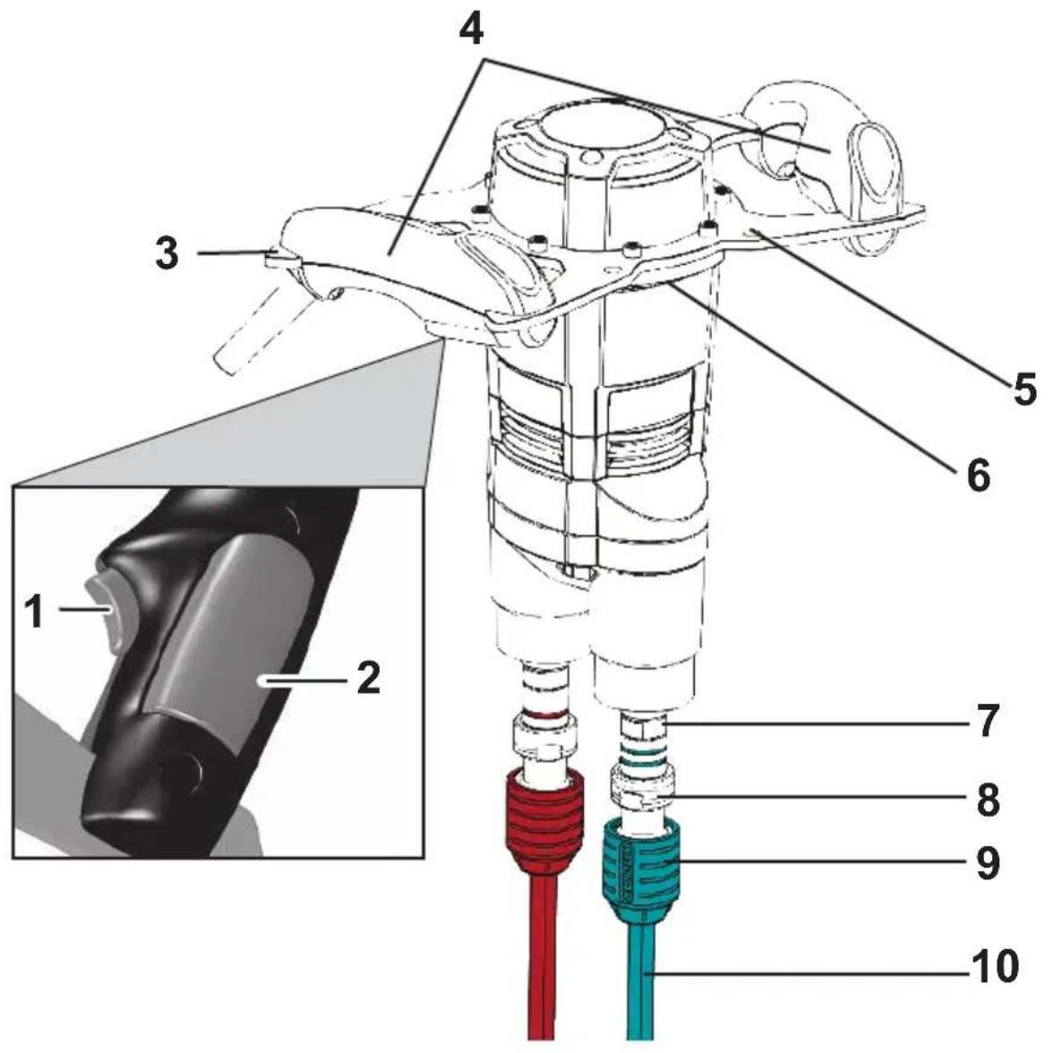 Collomix Xo 55 duo - Manuel d'instructions d'origine Mélangeur électroportatif double-turbine - 1