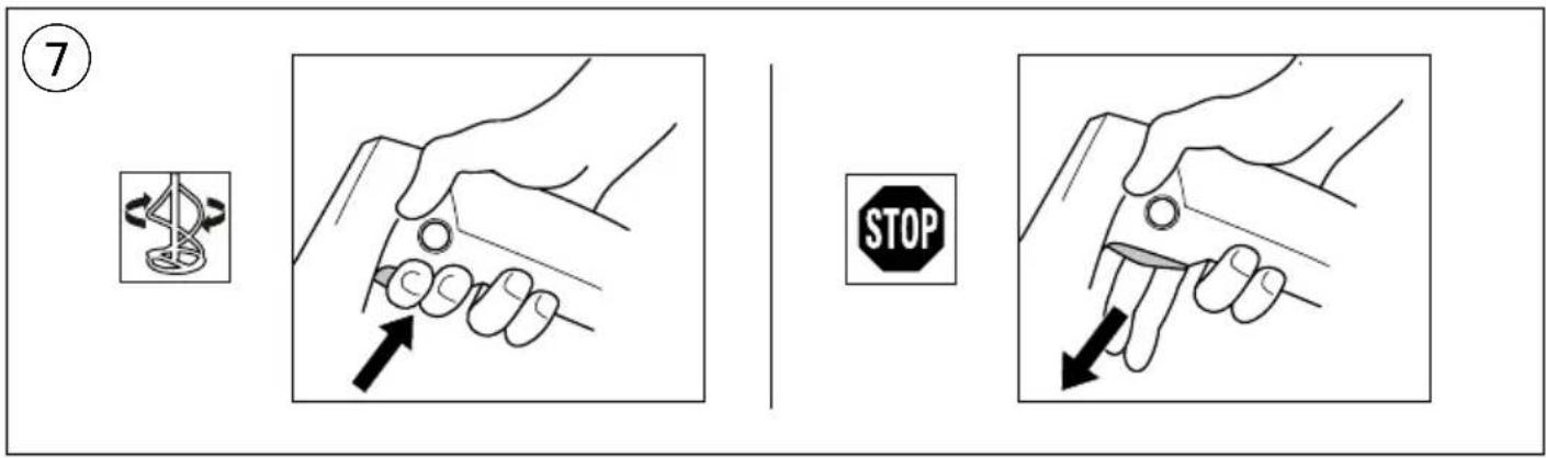 ⑦ STOP