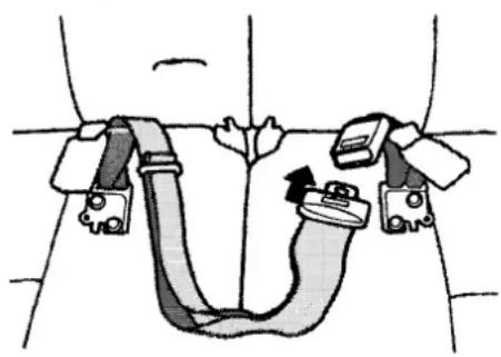 Honda CR-V (1999) - Lap Belt - 1