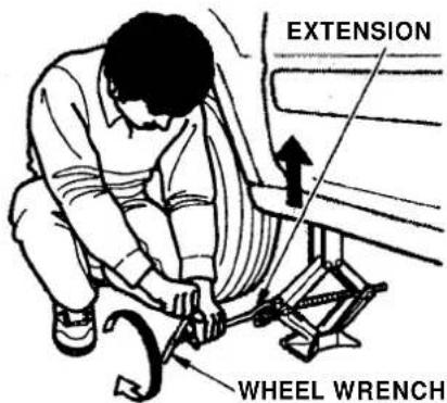 Honda CR-V (1999) - Changing a Flat Tire - 5