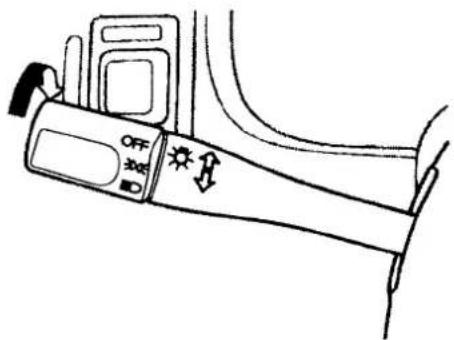 Honda CR-V (1999) - Controls Near the Steering Wheel - 1