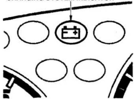 Honda CR-V (1999) - Charging System Indicator - 1