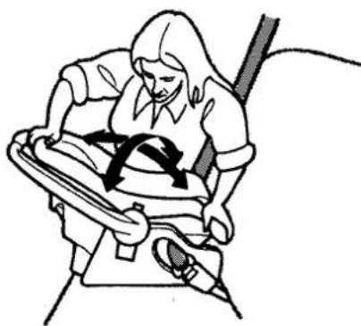 Honda CR-V (1999) - Installing a Rear-Facing Child Seat with a Lap/Shoulder Belt - 4