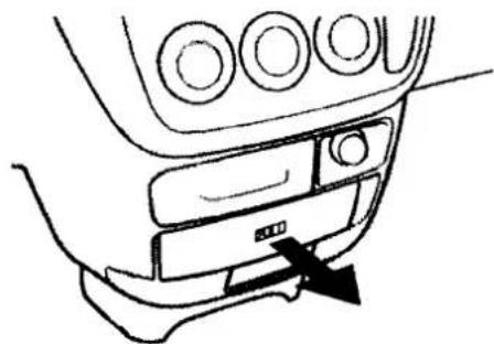 Honda CR-V (1999) - Center Table, Beverage Holder - 2