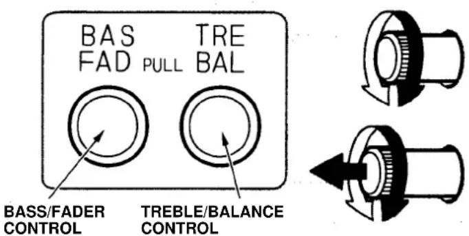 Honda CR-V (1999) - Adjusting the Sound - 1