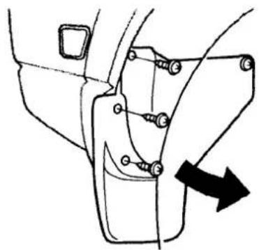 Honda CR-V (1999) - Replacing a Rear Side Marker Light Bulb - 1