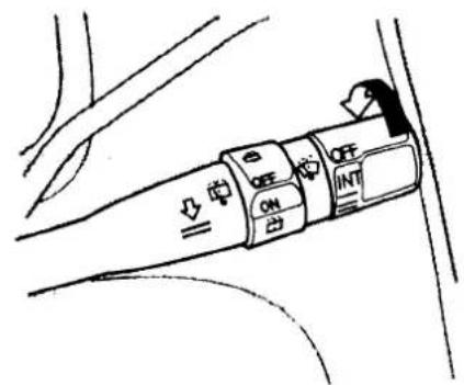 Honda CR-V (1999) - Controls Near the Steering Wheel - 1