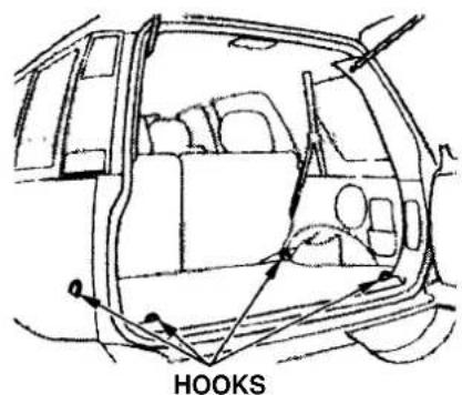 Honda CR-V (1999) - Cargo Floor Pockets, Accessory Power Socket - 5