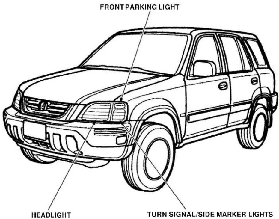 Honda CR-V (1999) - Lights - 1