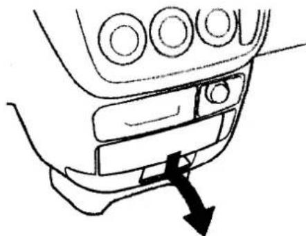 Honda CR-V (1999) - Using the Built-in Table - 1
