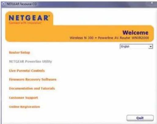 NETGEAR XAV2501 - To install the Powerline Utility: - 1