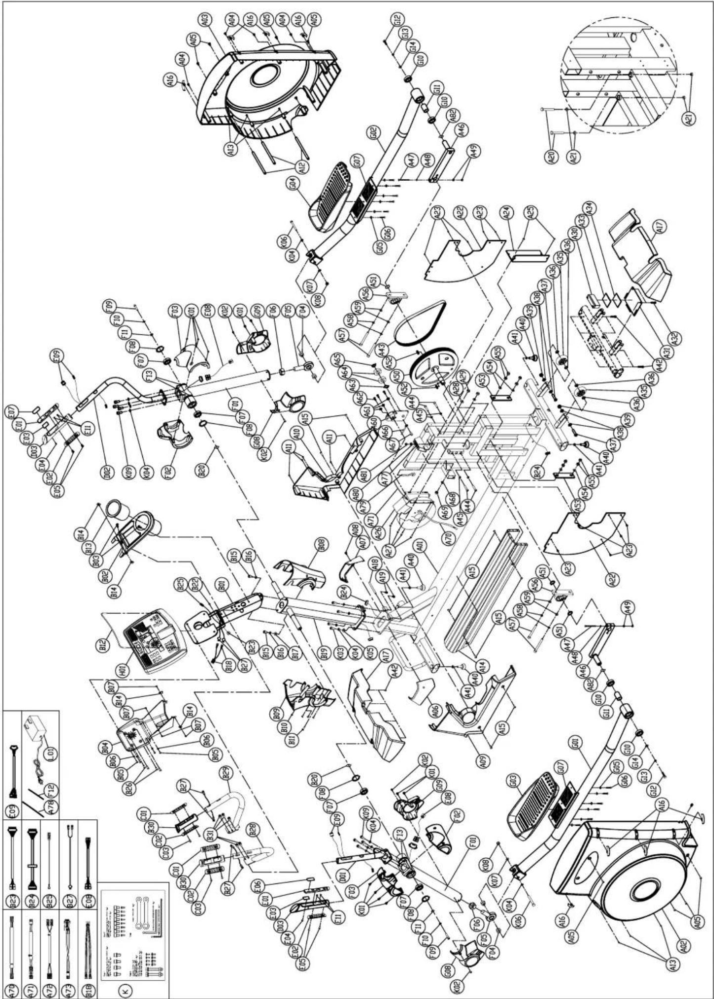 Maxxus CX 9.0 - Explosionszeichnung - 1