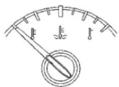 Buick Lacrosse (2010) - EngineCoolant TemperatureGauge - 1