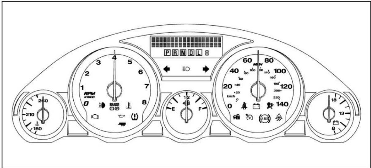 Buick Enclave (2008) - Ensembled'instruments - 1