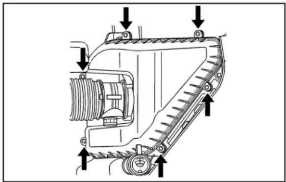 Buick Enclave (2008) - Quandinspecterlefiltreàairdu moteur - 1