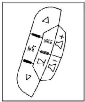 Buick Enclave (2008) - Commandesaudiointégréesau volantdedirection - 1